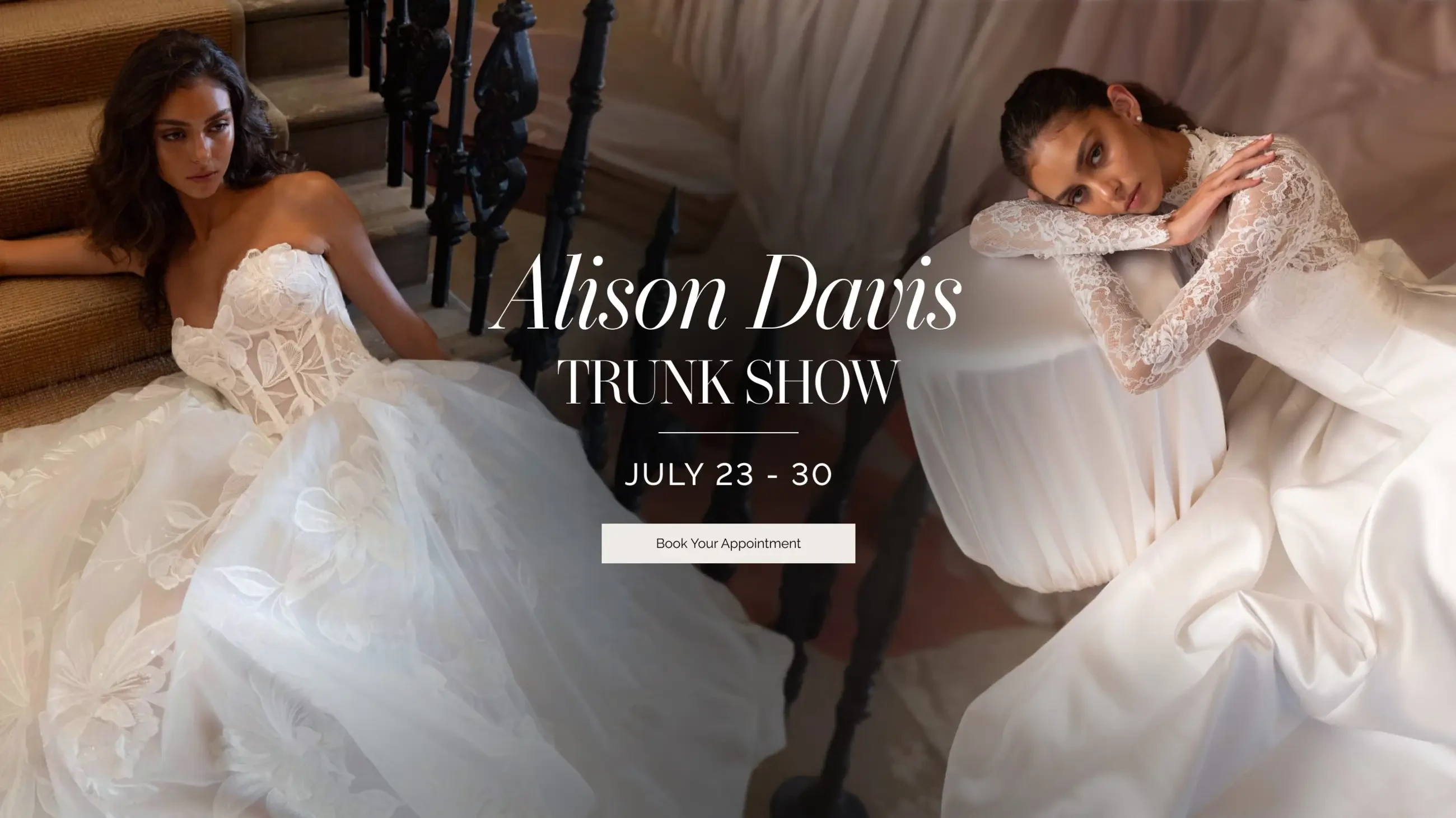 Alison Davis Trunk Show Banner